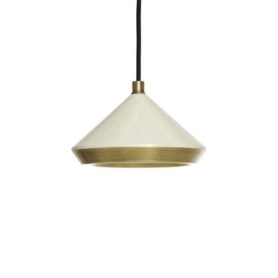 Bert Frank Shear Hanglamp - Messing - Wit 