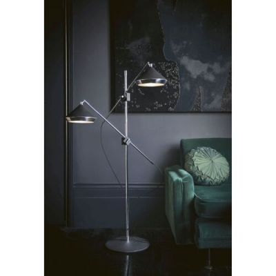Bert Frank Shear Vloerlamp - Messing - Zwart 