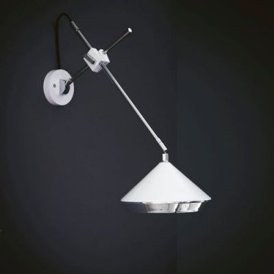Bert Frank Shear Wandlamp - Messing - Zwart 