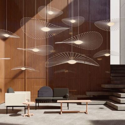 Petite Friture Vertigo Nova Hanglamp - Wit - 190 cm