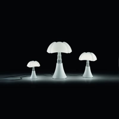 Martinelli Luce Minipipistrello Tafellamp LED met dimmer - Titanium
