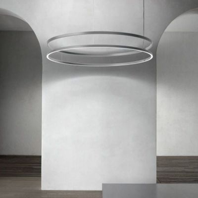 Luceplan Compendium Circle Hanglamp - Zwart - 110 cm