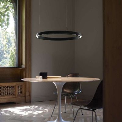 Luceplan Compendium Circle Hanglamp - Zwart - 110 cm
