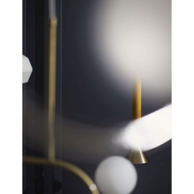 Pholc Apollo 39 Hanglamp - Zwart - Messing
