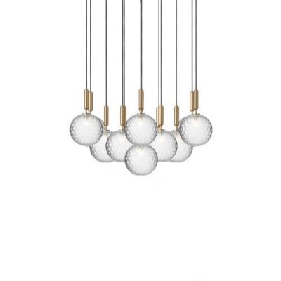 Nuura Miira 13 Large Hanglamp - Messing - Wit