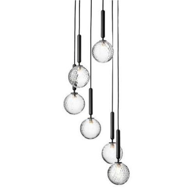 Nuura Miira 6 Hanglamp - Grijs - Transparant