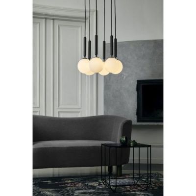 Nuura Miira 6 Large Hanglamp - Messing - Wit