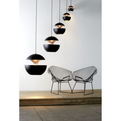 DCW Editions Here Comes the Sun 250 Hanglamp - Zwart - Wit