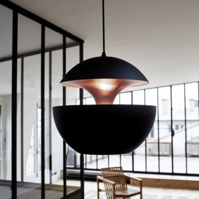 DCW Editions Here Comes the Sun 175 Hanglamp - Zwart - Wit