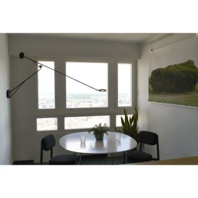 DCW Editions Aaro Wandlamp - Zwart