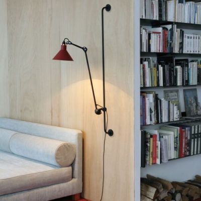 DCW Editions Lampe Gras N214 Round Wandlamp - Zwart - Koper
