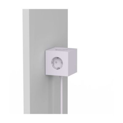Avolt Square 1 USB + Magnet Stekkerdoos - Grijs