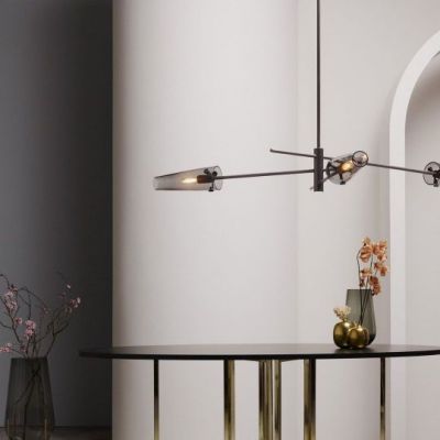 CTO Lighting Axis Three Hanglamp - Brons