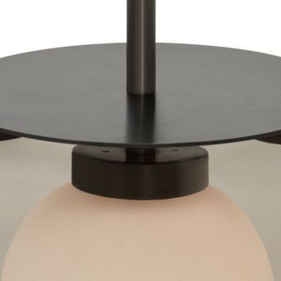 CTO Lighting Petra Large Hanglamp - Messing - Rookgrijs