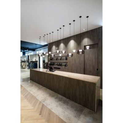Wever Ducre Wetro 1.0 Hanglamp - Taupe gestreept