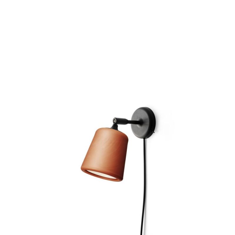 Bounty Verward zijn hooi New Works Material Wandlamp - Terracotta online kopen | Light Matters