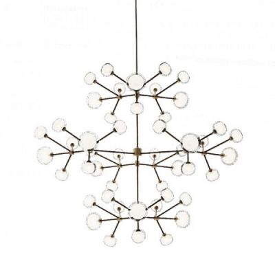 Tooy Nabila 48 Hanglamp - Zwart - Messing
