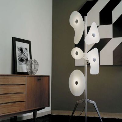 Foscarini Orbital Vloerlamp - Wit