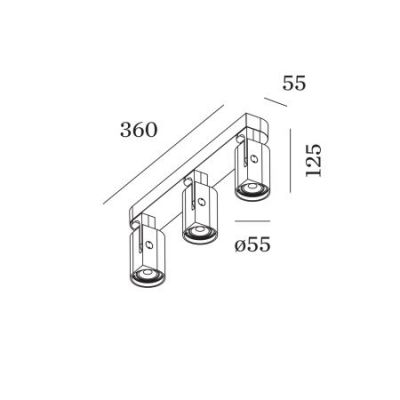 Wever Ducre Sqube on Base 3.0 PAR16 Spot - Zwart