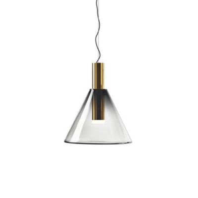 Bomma Phenomena Hanglamp - Cone - Gerookt - Goud