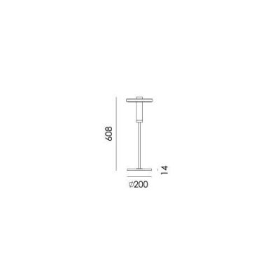 Tonone Beads Table Downlight Tafellamp - Zwart