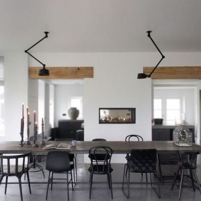 Tonone Bolt Ceiling 2 arm Underfit Plafondlamp - Zwart