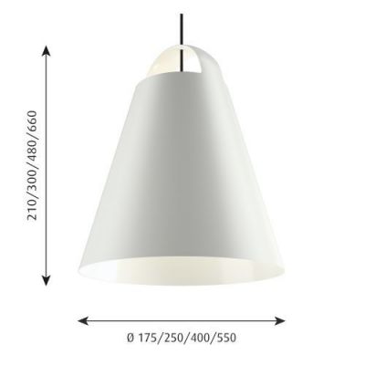 Louis Poulsen Above 175 Hanglamp - Wit