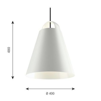 Louis Poulsen Above 400 Hanglamp - Wit