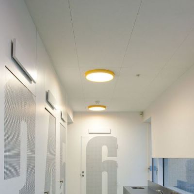 Louis Poulsen Circle Recessed 450 Plafondlamp - 3000K Opaal Dali - Geel