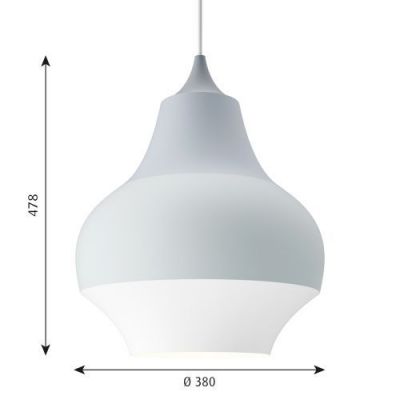 Louis Poulsen Cirque 380 Hanglamp - Grijze top