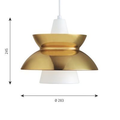 Louis Poulsen Doo-Wop Hanglamp - Messing