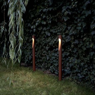 Louis Poulsen Flindt Garden Long Vloerlamp - 2700K Grondanker met adapter - Bruin