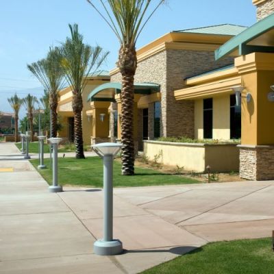 Louis Poulsen Kipp Bollard Vloerlamp - 3000K - Grondpin - Geaard - Donkergrijs