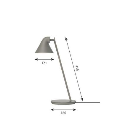 Louis Poulsen NJP Mini Tafellamp - 2700K - Taupe