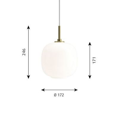 Louis Poulsen VL45 Radiohus 175 Hanglamp - E14 20W - Wit