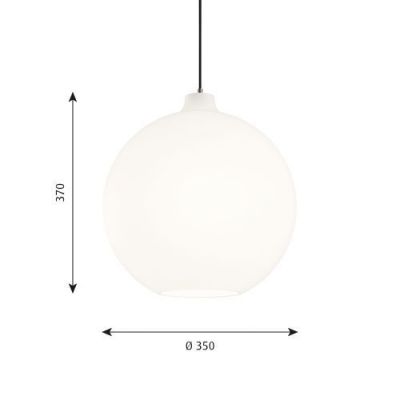 Louis Poulsen Wohlert 350 Hanglamp - 3000K Dali - Wit