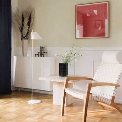 Louis Poulsen Yuh Vloerlamp - 2700K - Wit/messing