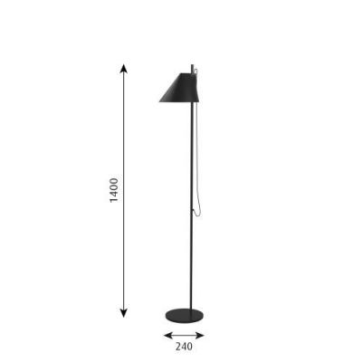 Louis Poulsen Yuh Vloerlamp - 2700K - Zwart