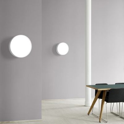 Louis Poulsen Slim Round 250 Semi-recessed Plafondlamp - 3000K 1248lm Dali - Opal - Wit