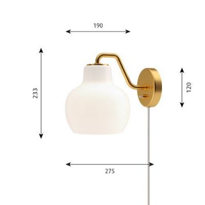 Louis Poulsen VL Ring Crown 1 Wandlamp - Wit