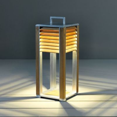 Ethimo Ginger Tafellamp - Teak - Aluminium