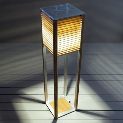 Ethimo Ginger Vloerlamp - Teak - Aluminium