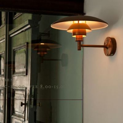 Louis Poulsen PH Wandlamp - Met kabelgaten zijkant - Koper