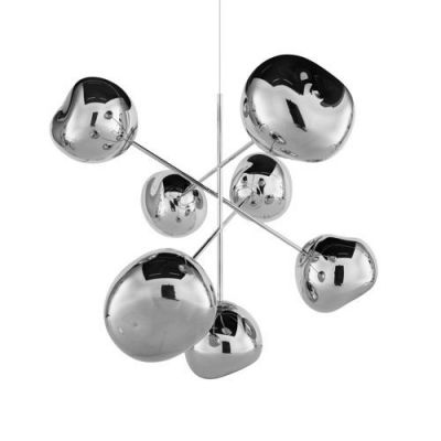 Tom Dixon Melt Large Chandelier LED Hanglamp - Chroom