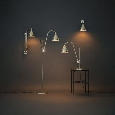 Gubi Bestlite BL3 M 21 Vloerlamp - Messing & Mat grijs