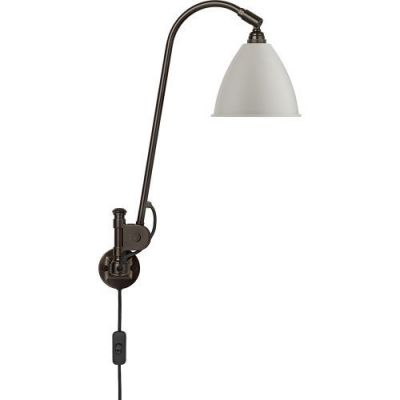 Gubi Bestlite BL6 16 Wandlamp - Zwart & Mat wit