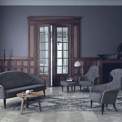 Gubi Cobra Vloerlamp - Chroom & Mat zwart