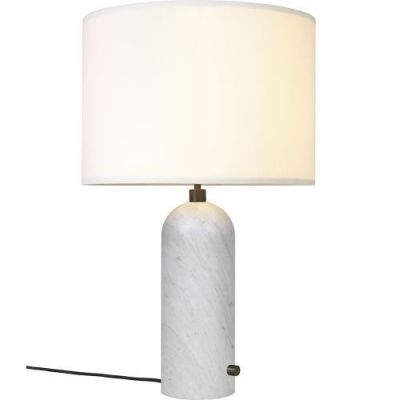 Gubi Gravity Large Tafellamp - Wit marmer & Wit