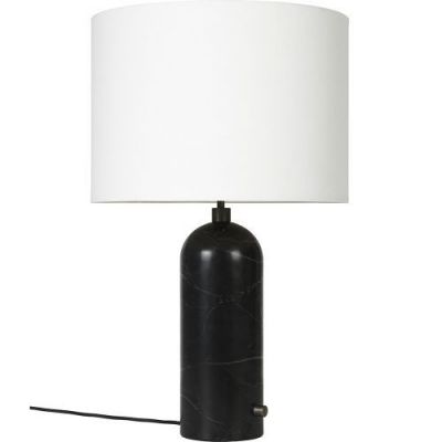 Gubi Gravity Large Tafellamp - Zwart marmer & Wit