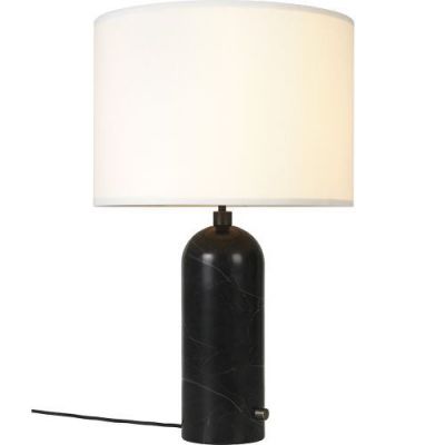 Gubi Gravity Large Tafellamp - Zwart staal & Wit